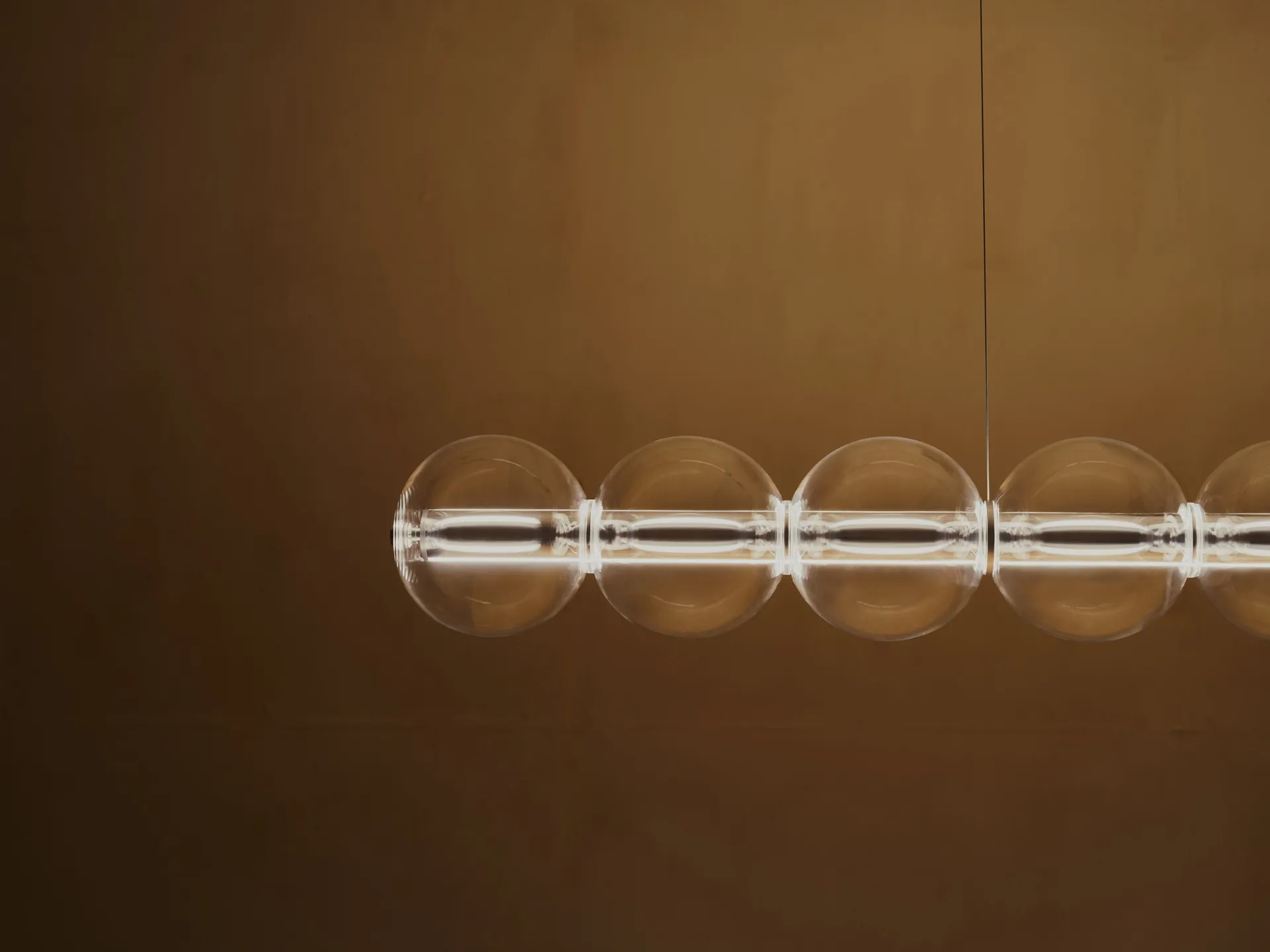 Luce Sferica S1 pendant 165.6 cm, Glass Flos