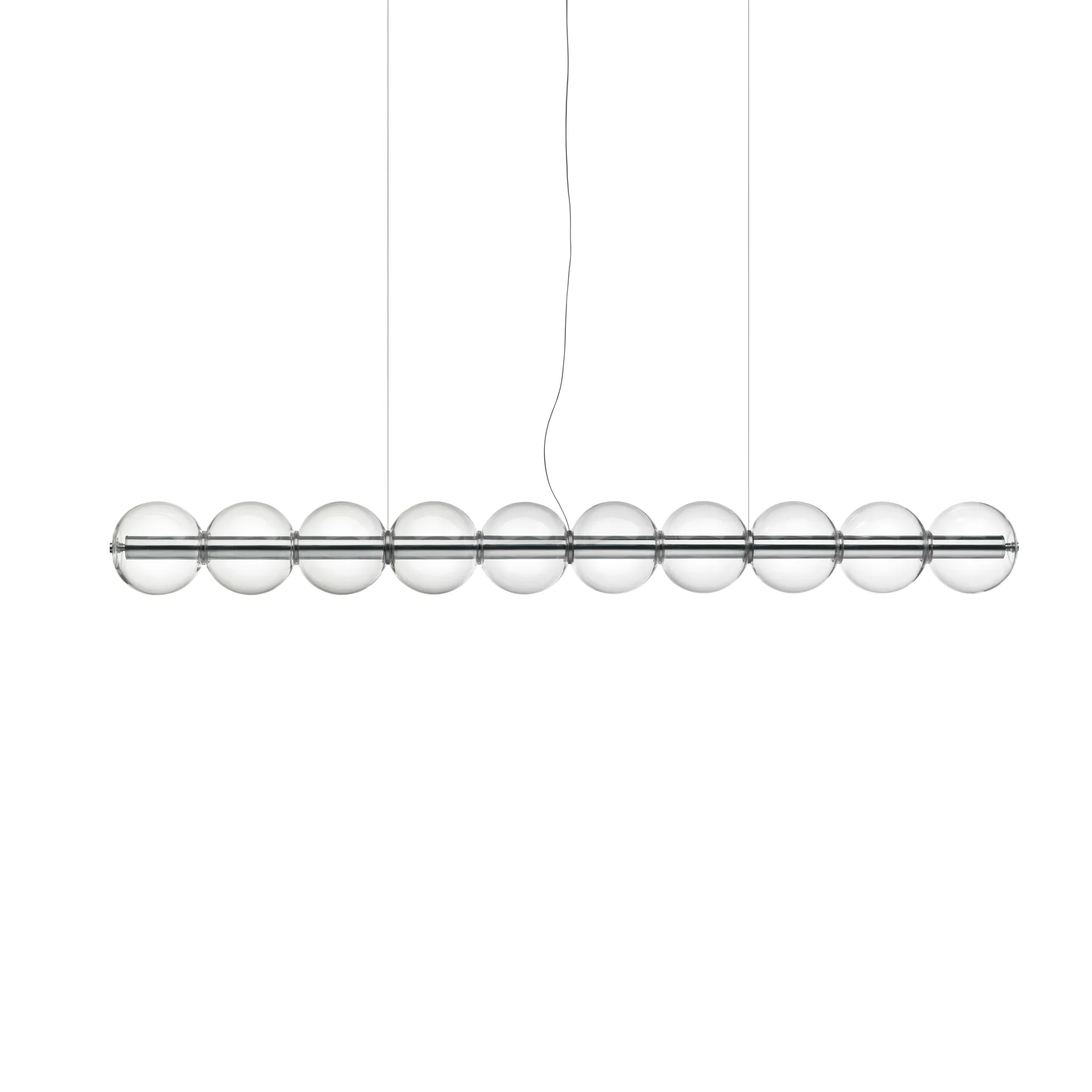 Luce Sferica S2 pendant 207.2 cm, Glass Flos