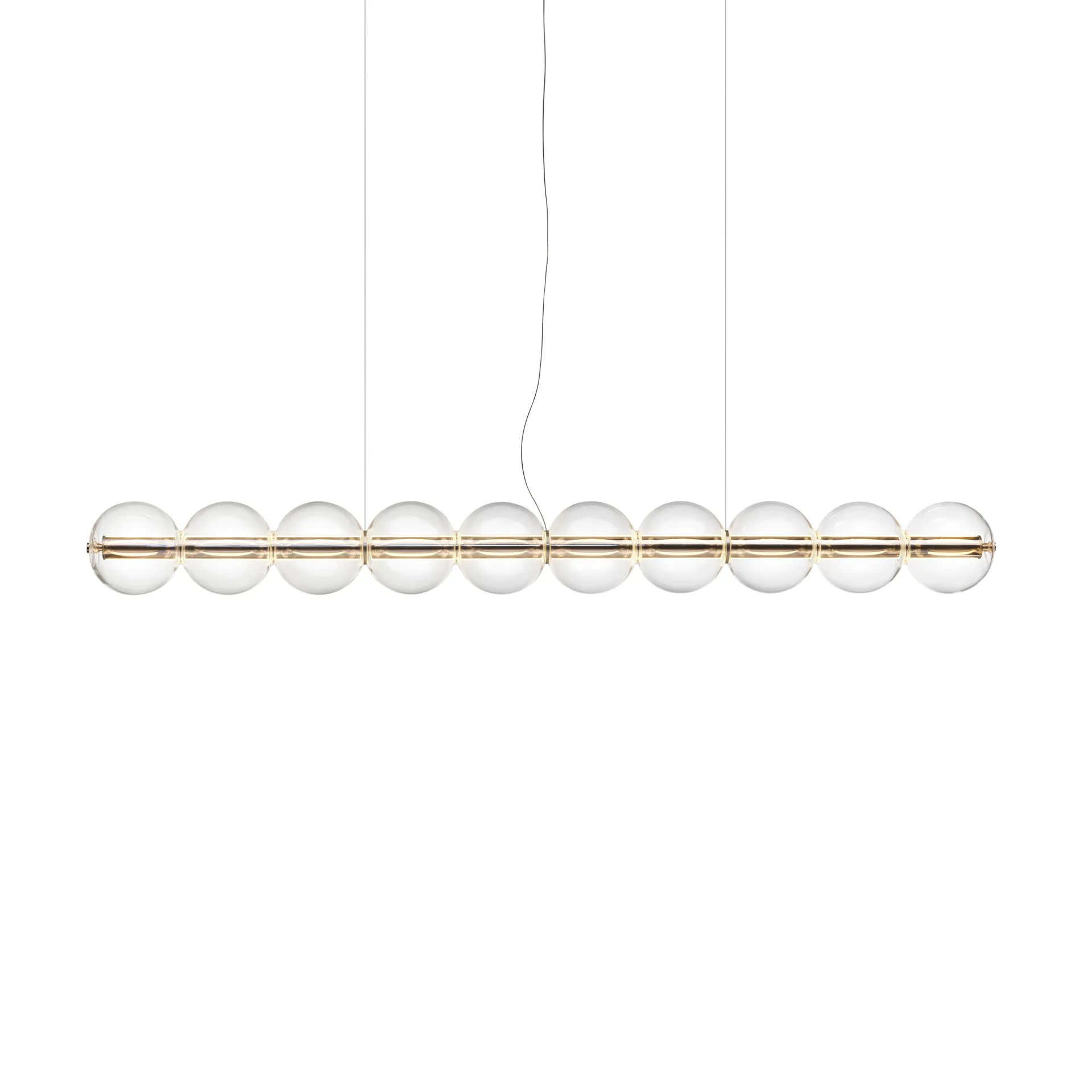 Luce Sferica S2 pendant 207.2 cm, Glass Flos
