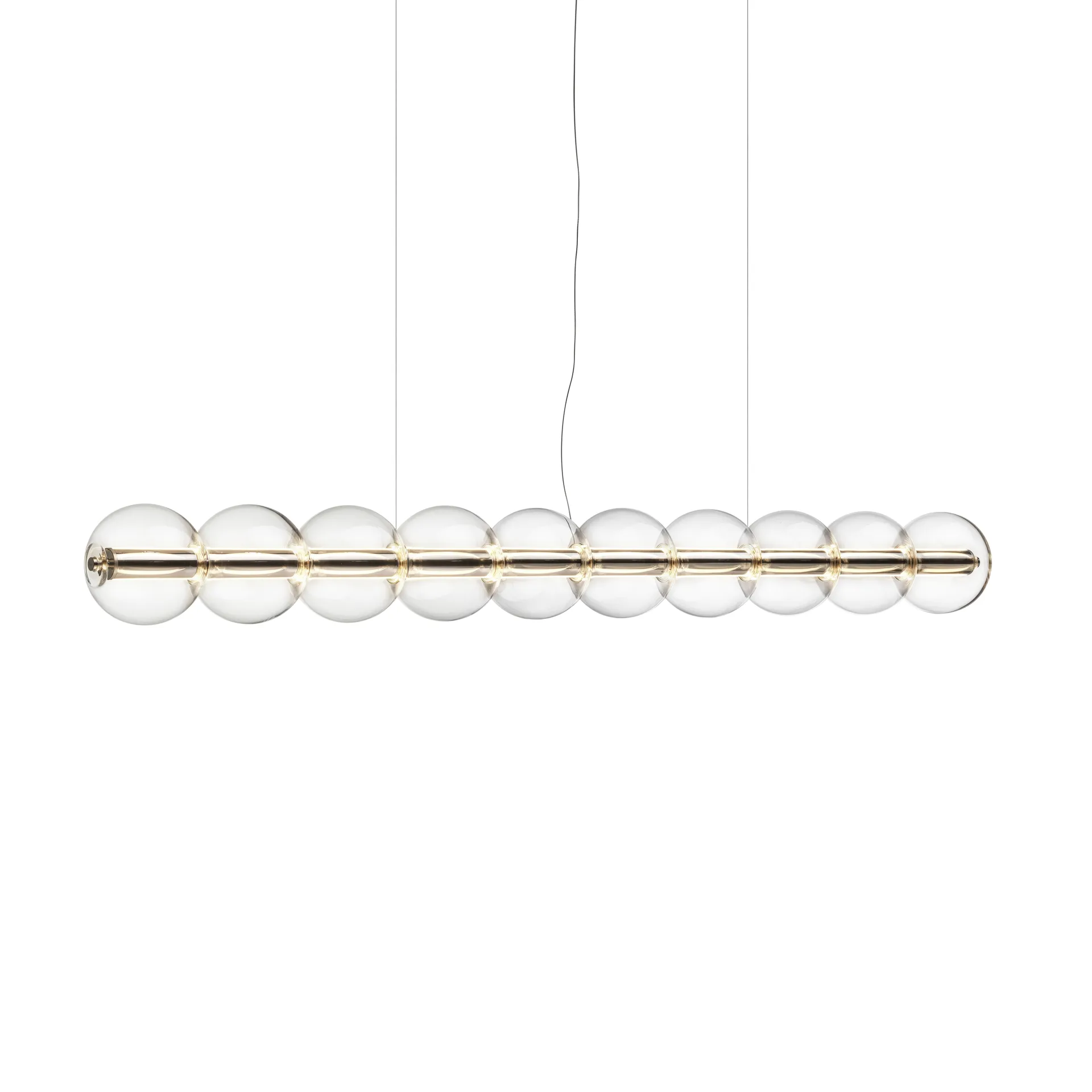 Luce Sferica S2 pendant 207.2 cm, Glass Flos