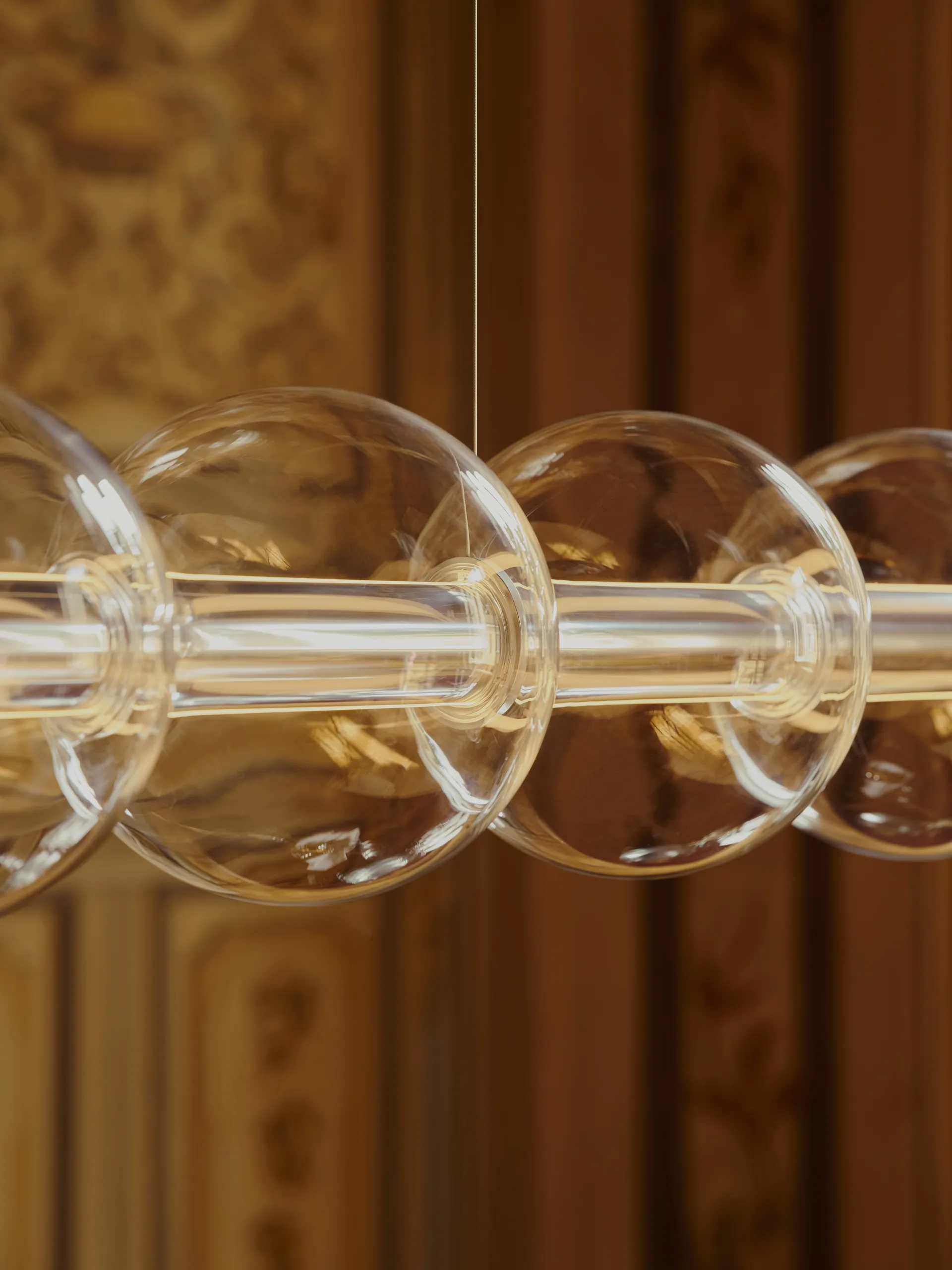 Luce Sferica S2 pendant 207.2 cm, Glass Flos