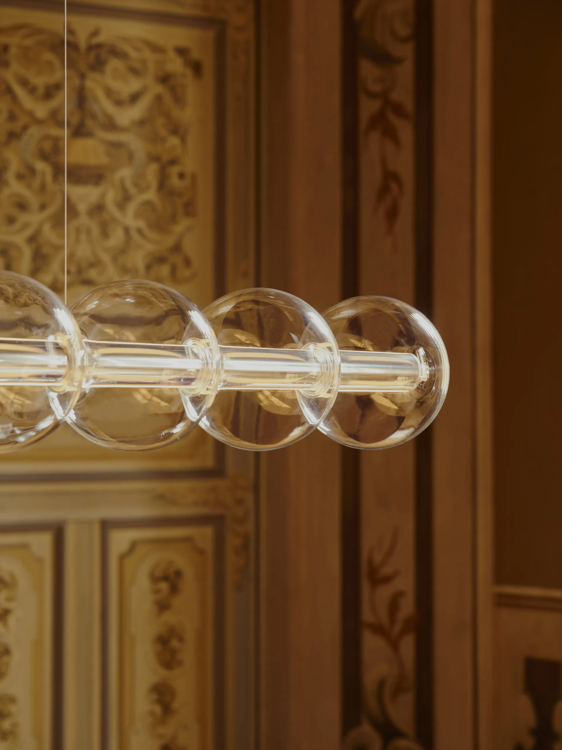 Luce Sferica S3 pendant 248.8 cm, Glass Flos