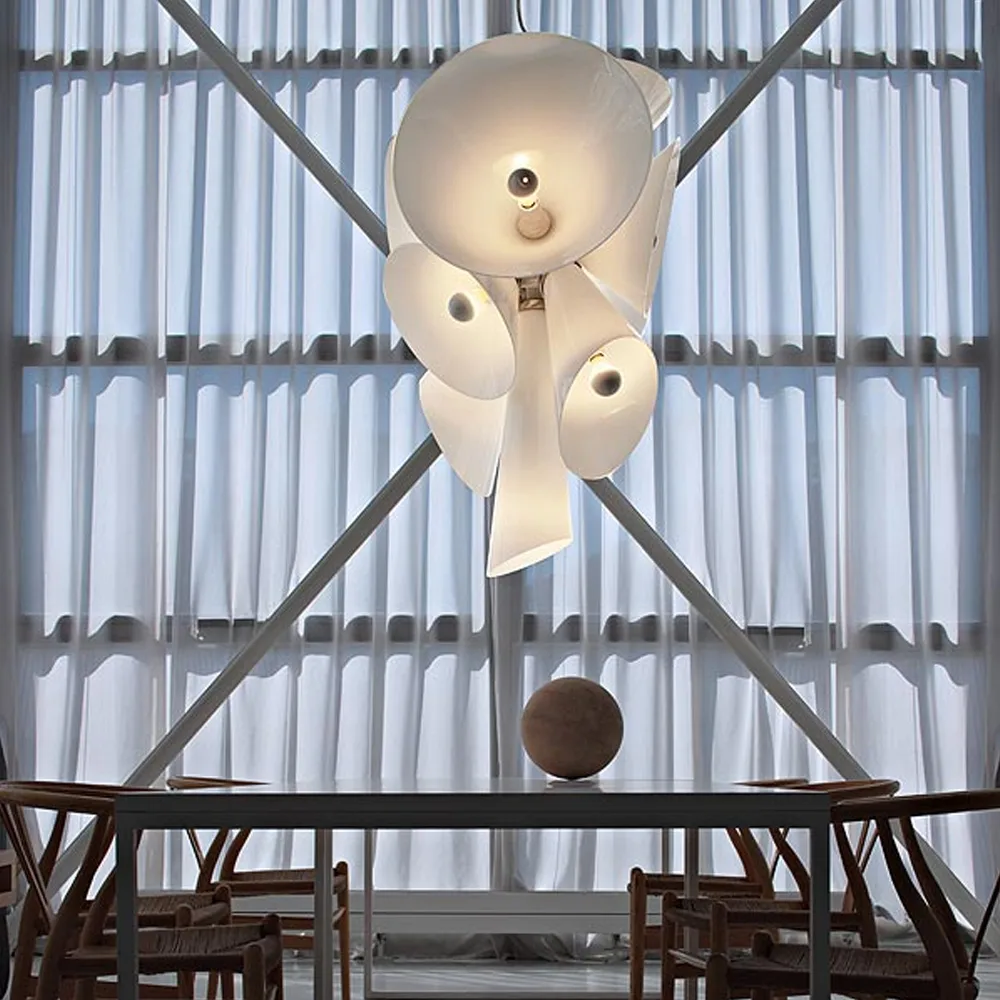 Nebula chandelier, Glass Flos