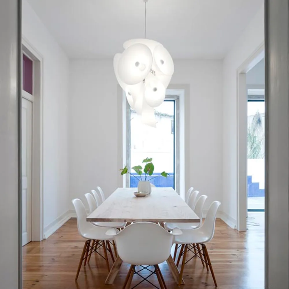 Nebula chandelier, Glass Flos