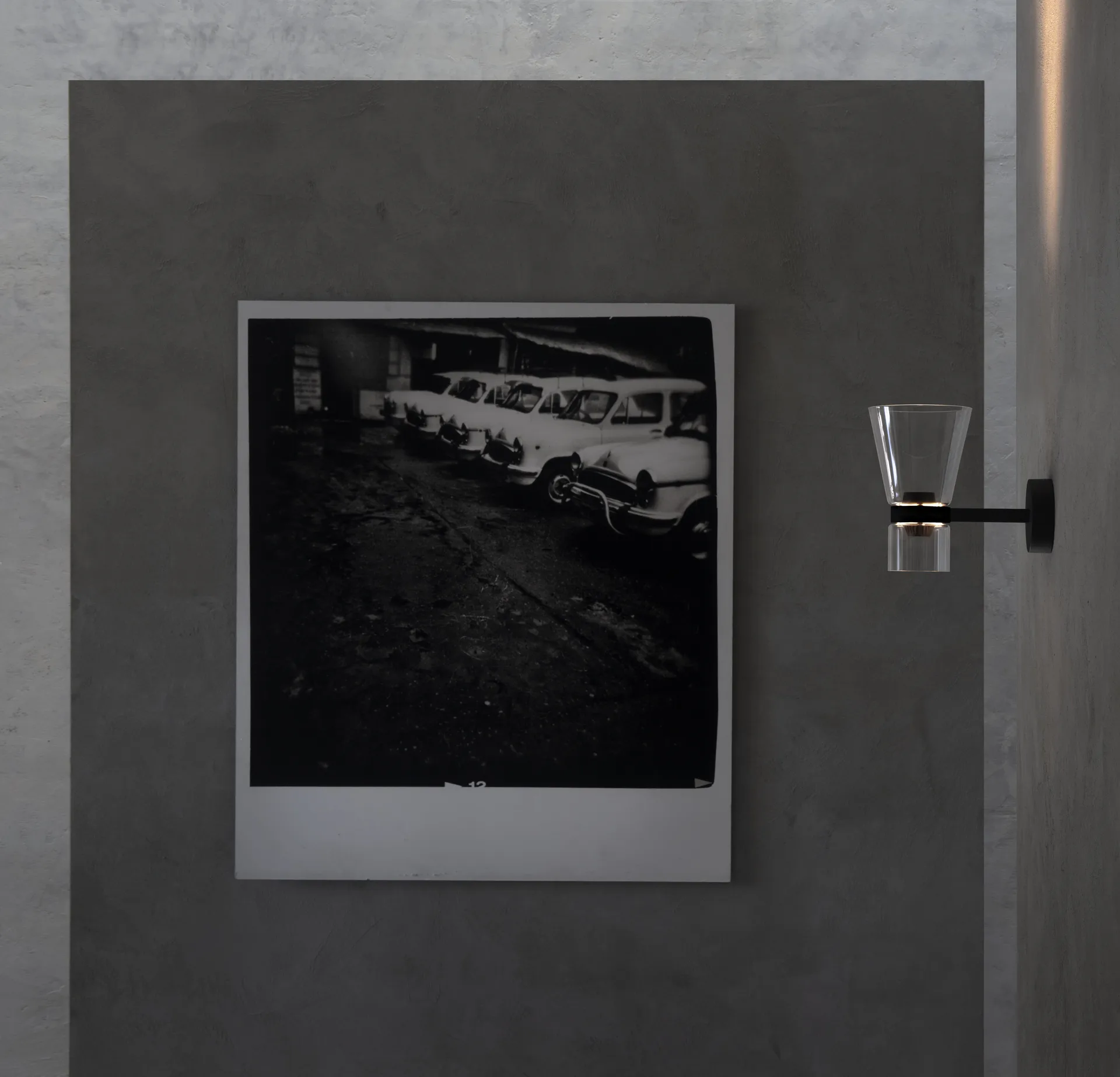 Nocturne Cone wall lamp - Black,  Flos
