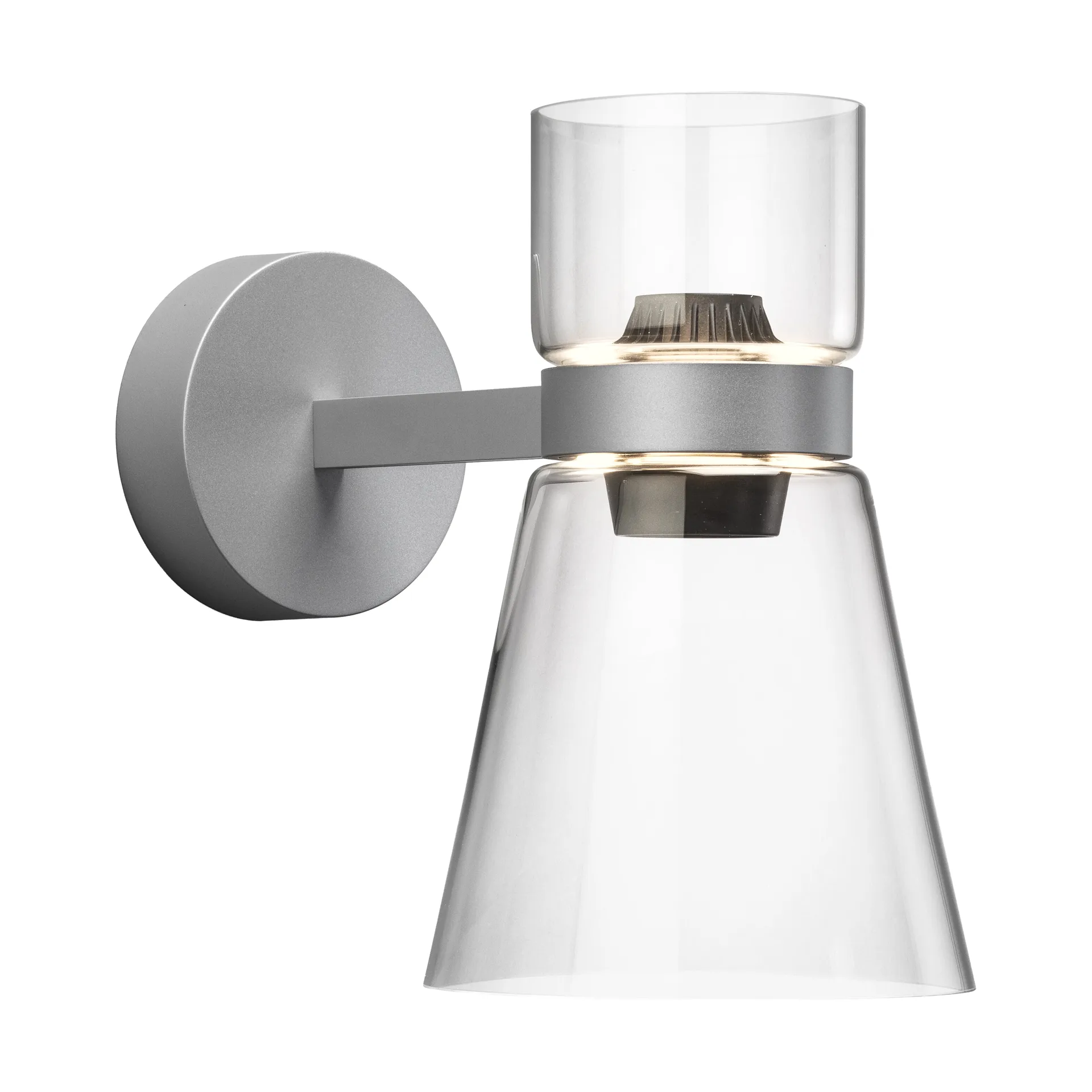Nocturne Cone wall lamp - Silver,  Flos