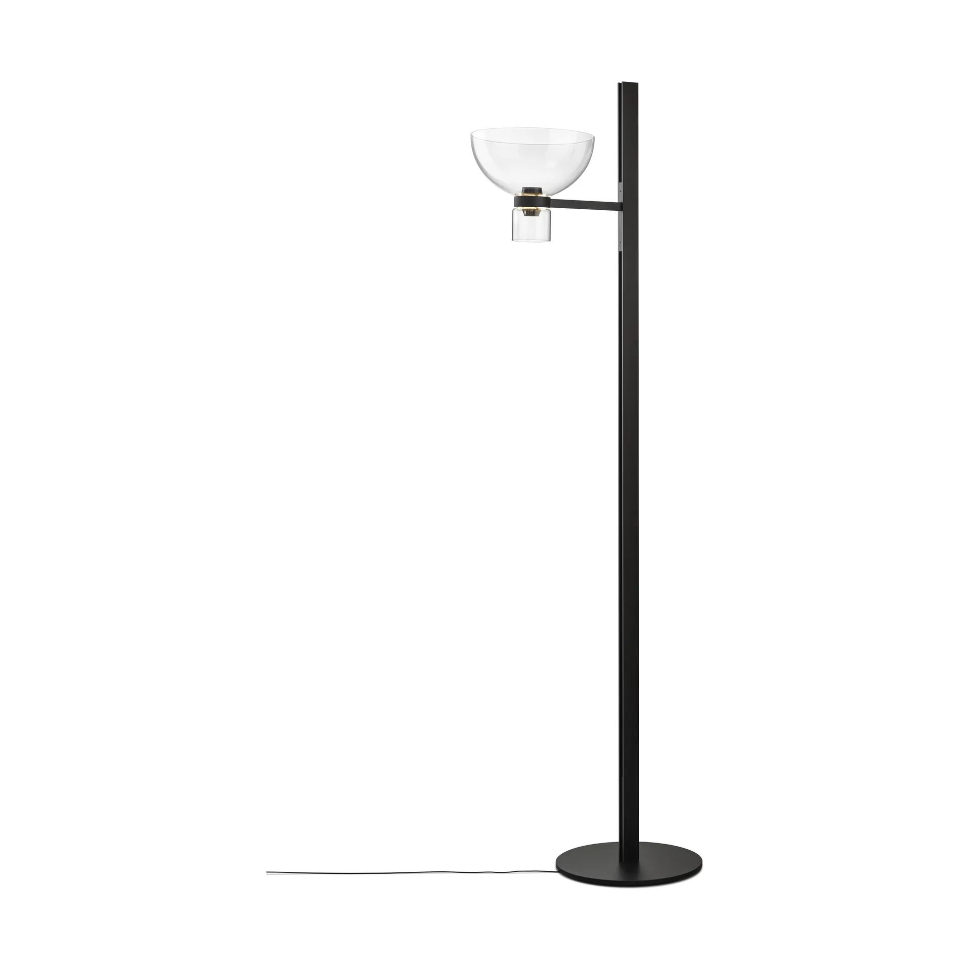 Nocturne F1 Bowl floor lamp - black,  Flos