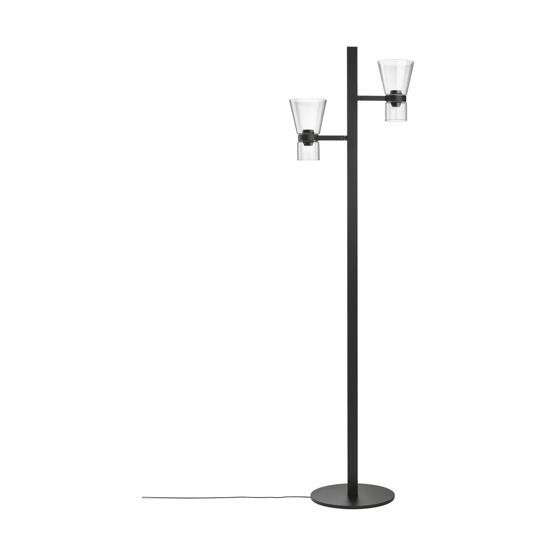 Nocturne F2 cone floor lamp - Black,  Flos