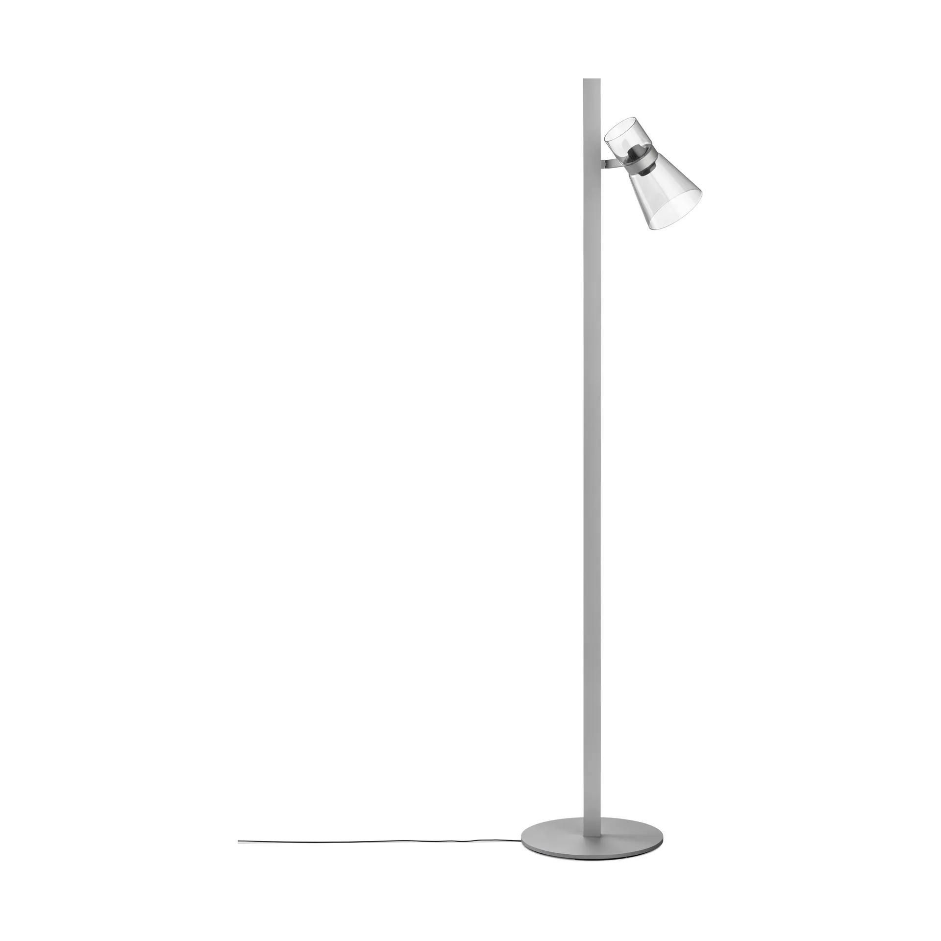 Nocturne FI cone floor lamp - Silver,  Flos