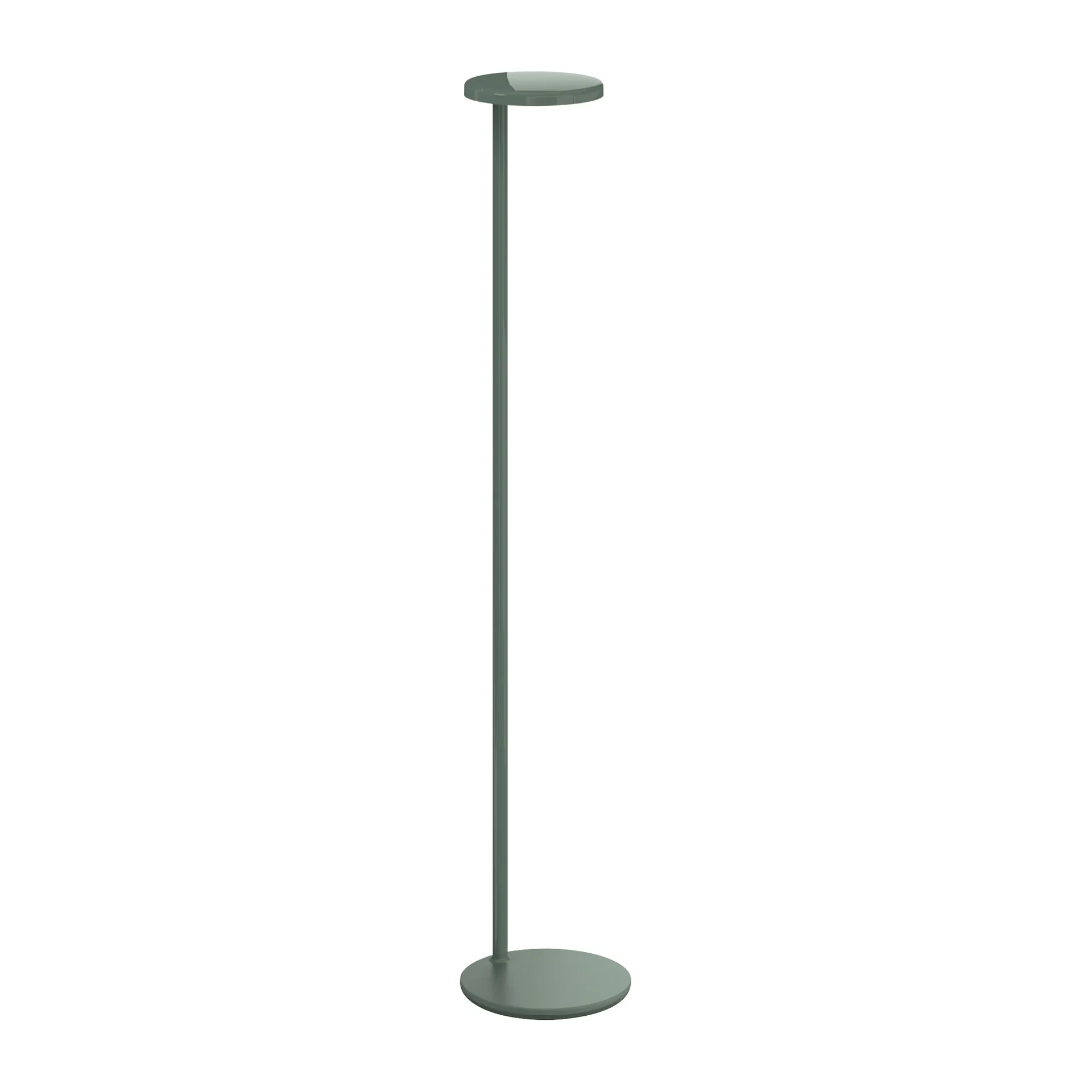 Oblique floor lamp, Glossy sage (green) Flos