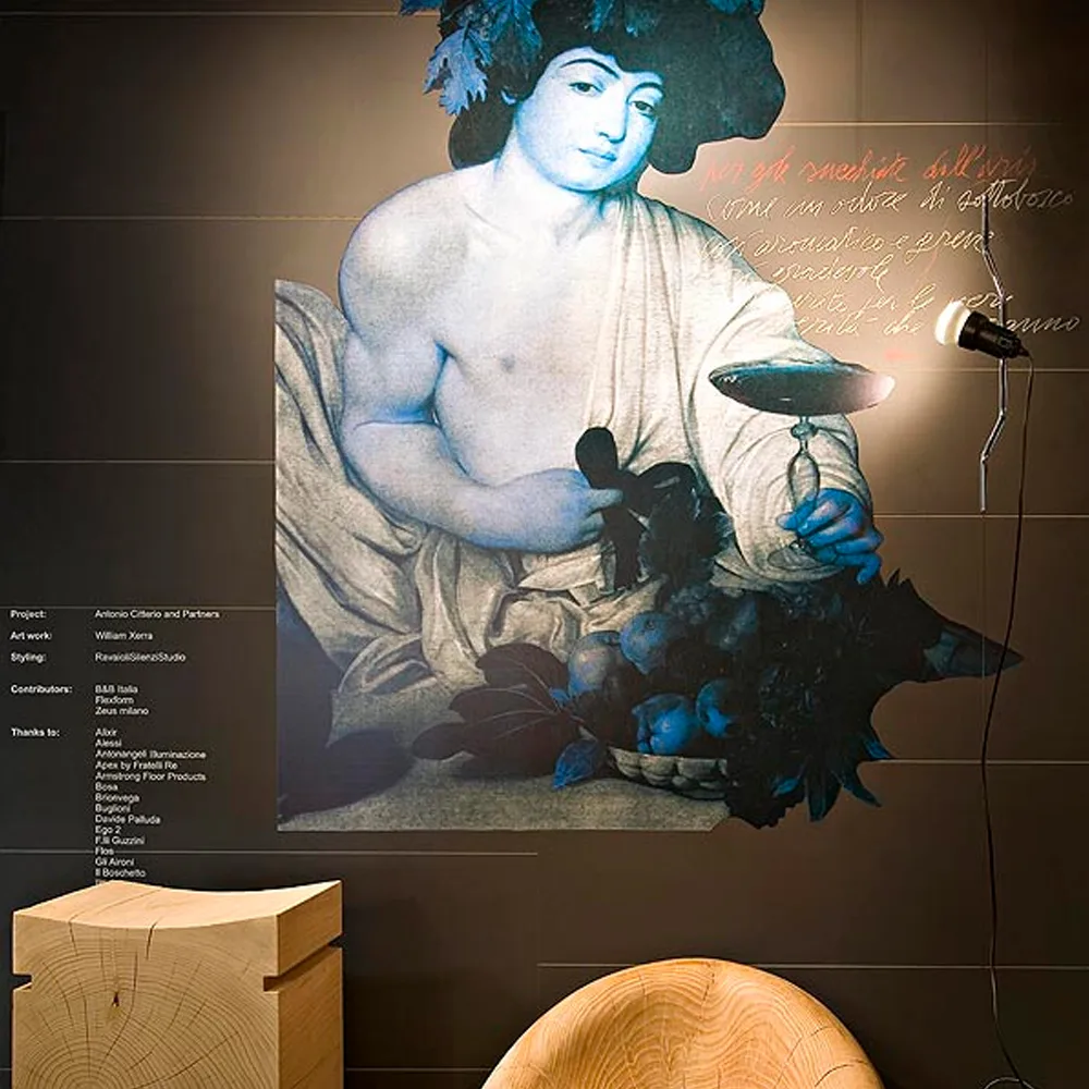 Parentesi floor and ceiling lamp dimmable, White Flos