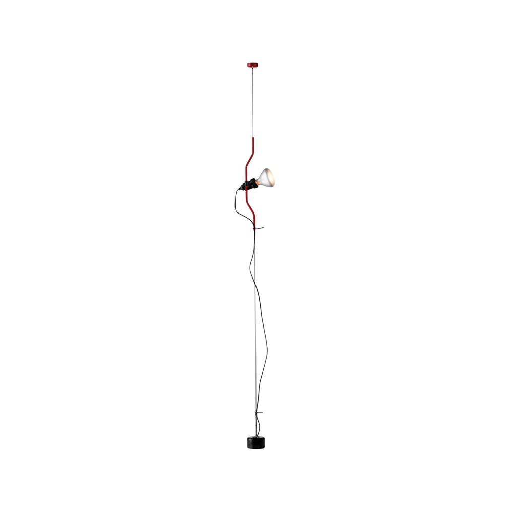 Flos Parentesi floor and ceiling lamp Red | Scandinavian Design | Pendant lamps | Red