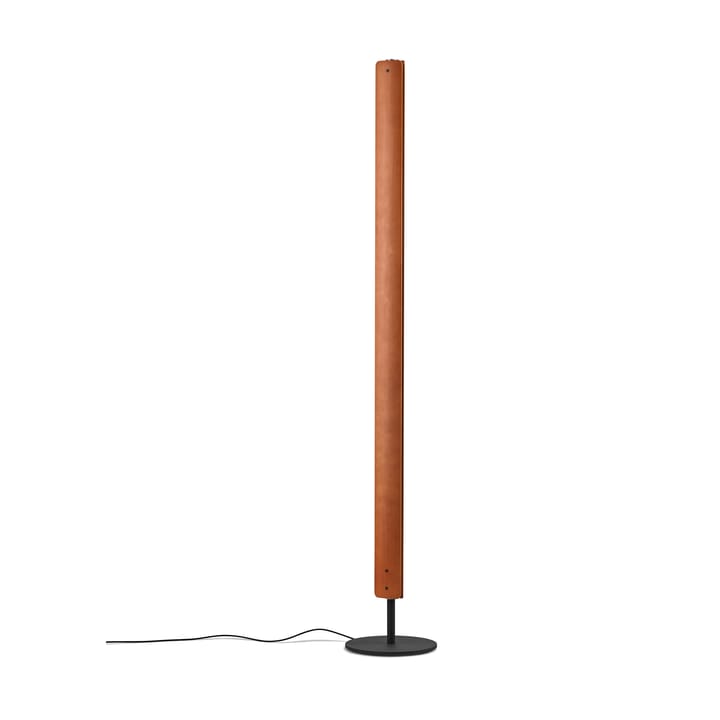 Seki-han floor lamp 226 cm - Heat treated ash-black metal - Flos