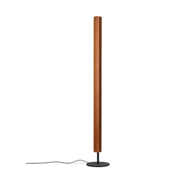 Seki-han floor lamp 226 cm - Heat treated ash-black metal - Flos