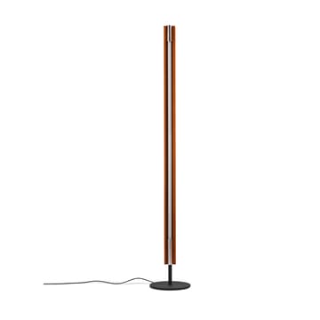 Seki-han floor lamp 226 cm - Heat treated ash-black metal - Flos