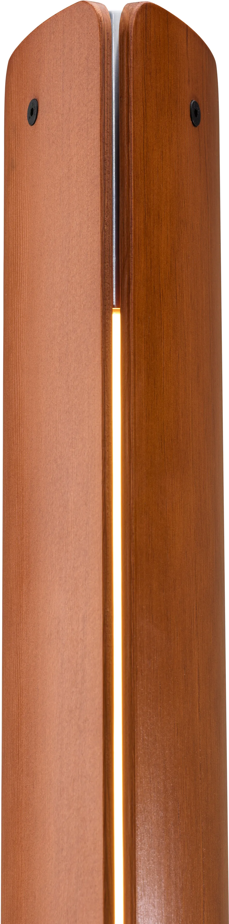 Seki-han floor lamp 226 cm, Heat treated ash-black metal Flos