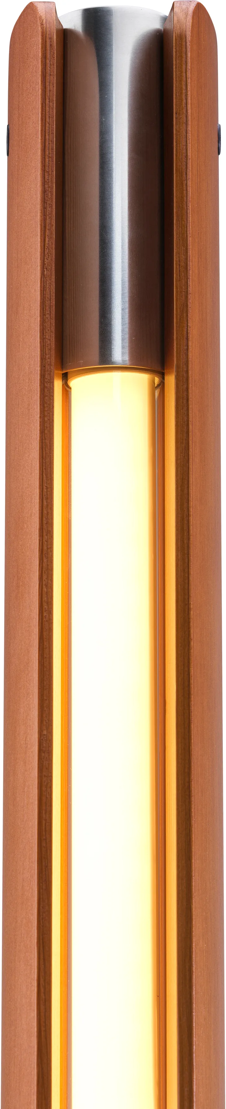 Seki-han floor lamp 226 cm, Heat treated ash-black metal Flos