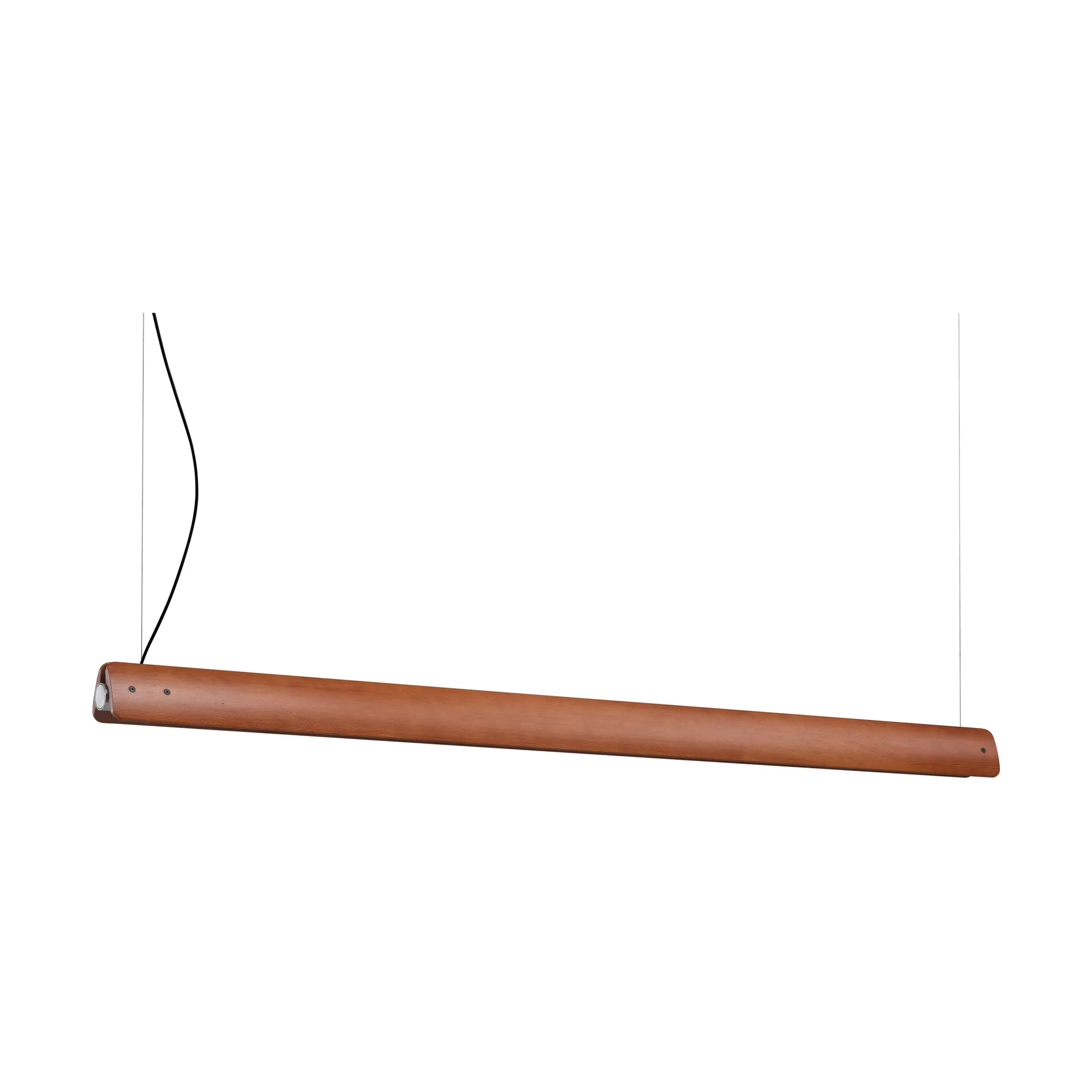 Seki-han pendant 212.5 cm, Heat treated ash-black metal Flos