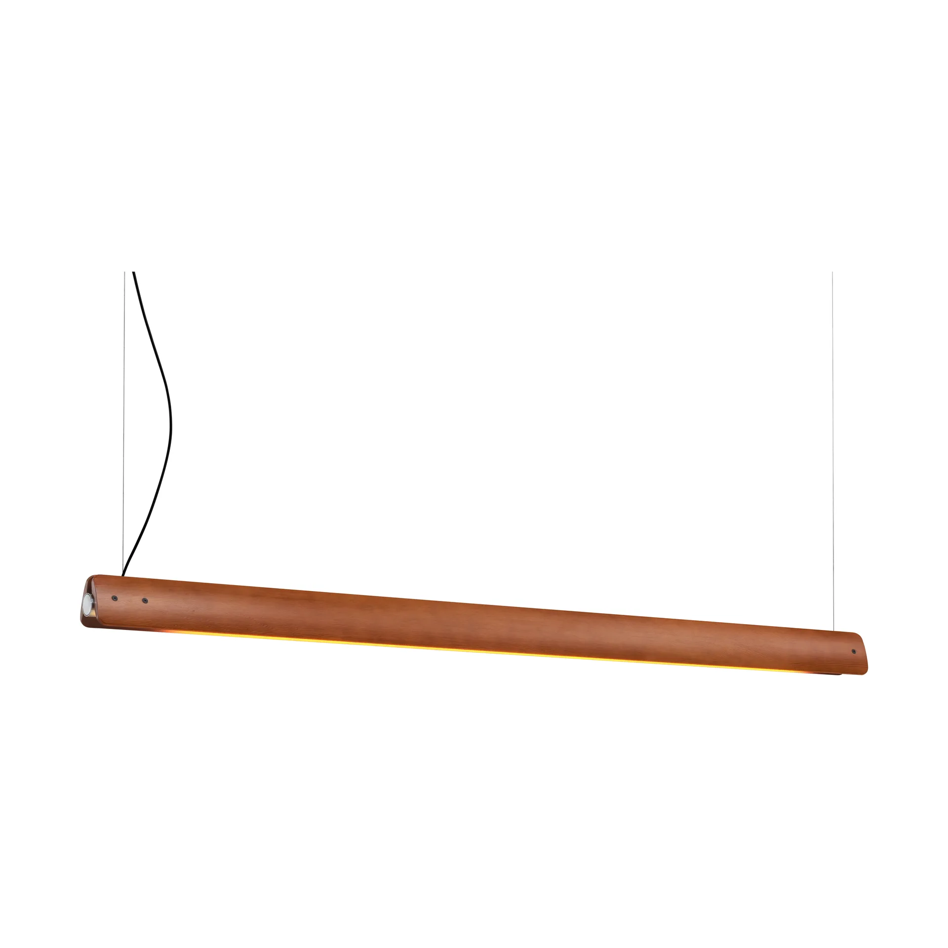 Seki-han pendant 212.5 cm, Heat treated ash-black metal Flos