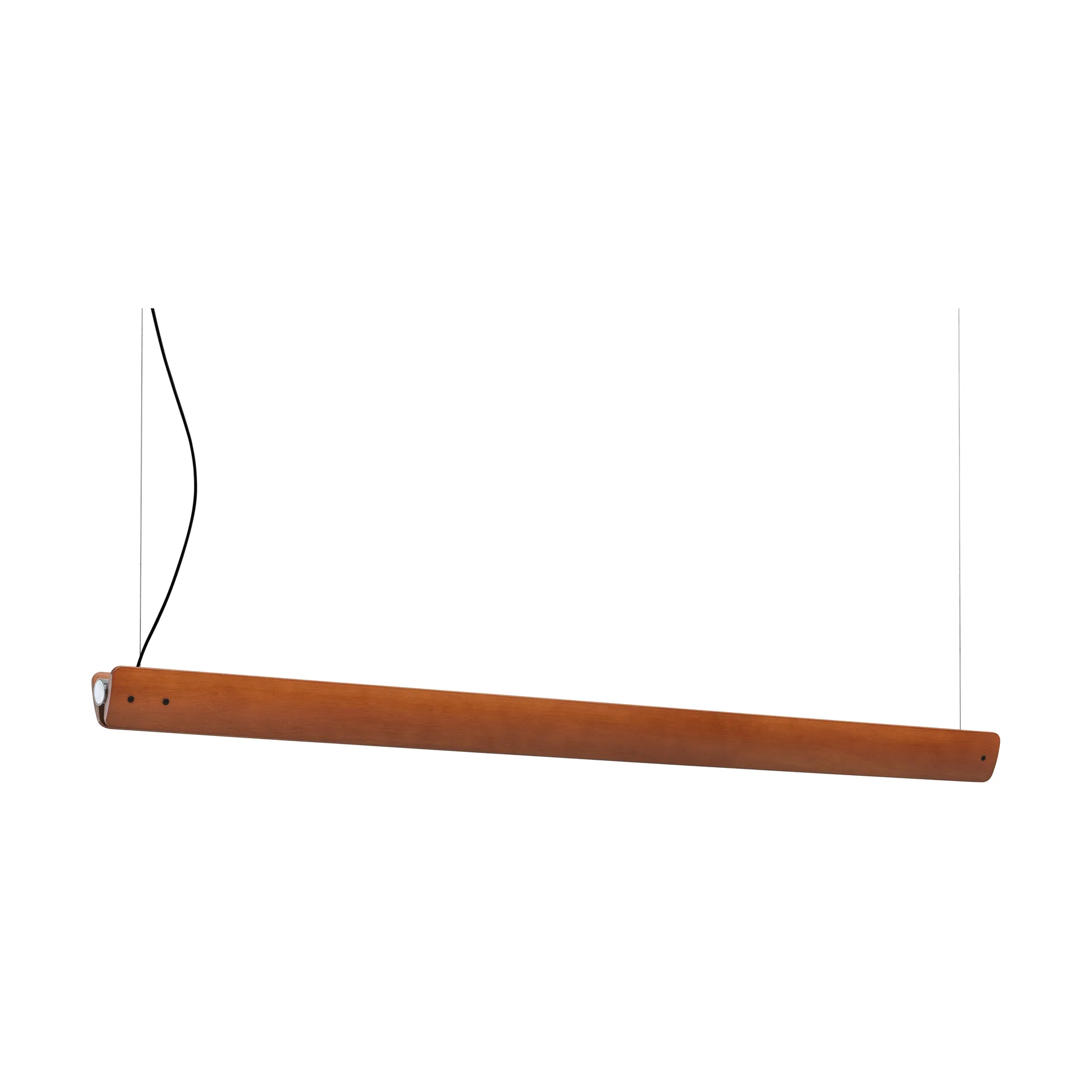 Seki-han pendant 212.5 cm, Heat treated ash-black metal Flos