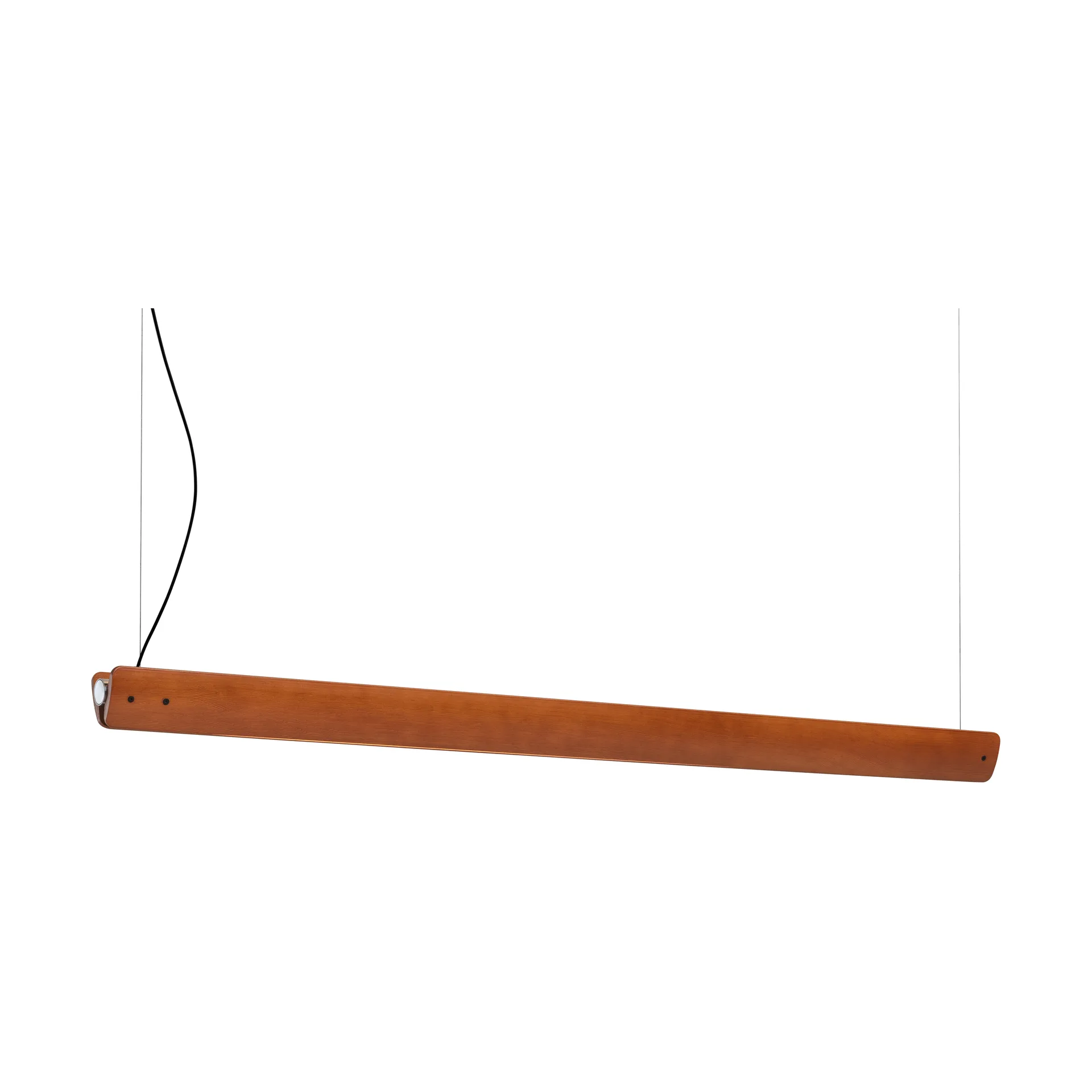 Seki-han pendant 212.5 cm, Heat treated ash-black metal Flos