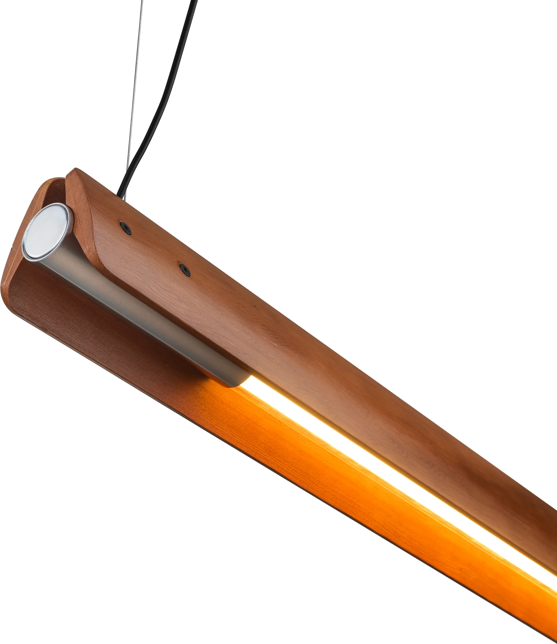 Seki-han pendant 212.5 cm, Heat treated ash-black metal Flos