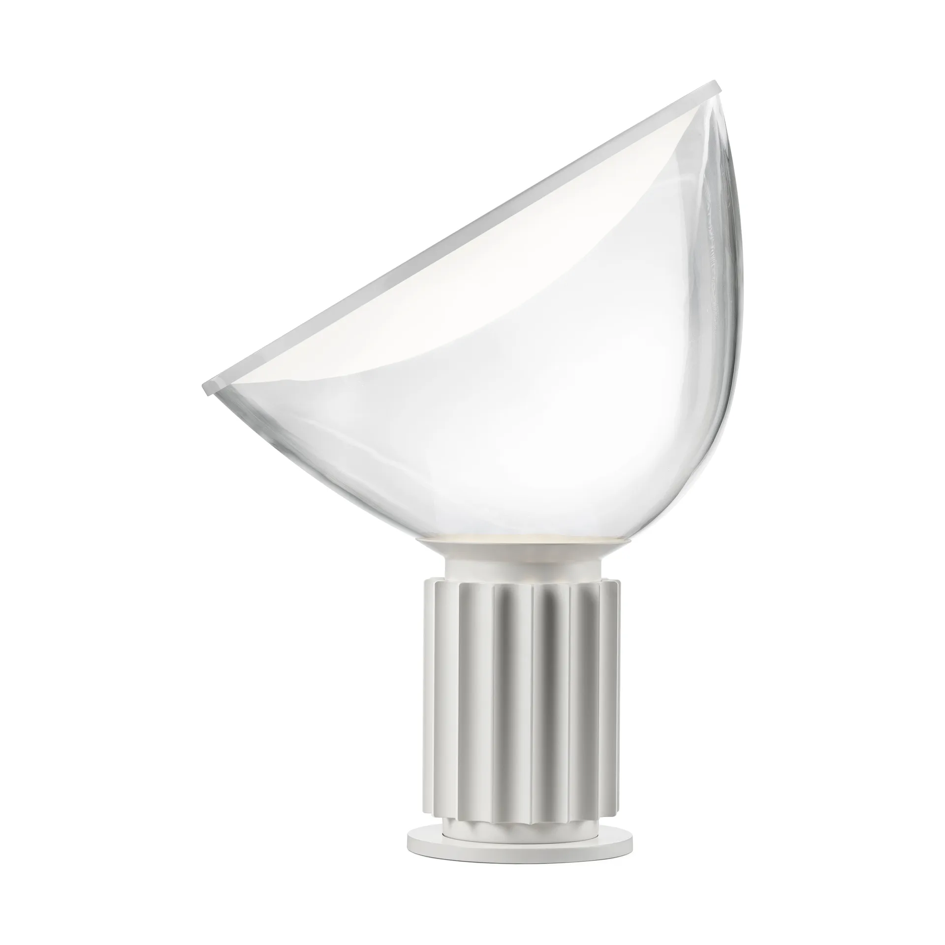 Taccia table lamp LED 64.5 cm, Matte white Flos