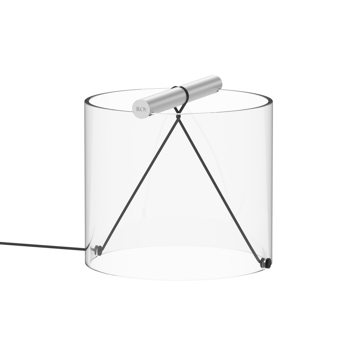 Flos To-Tie T1 table lamp Anodized aluminum | Scandinavian Design | Desk & table lamps | Silver-coloured