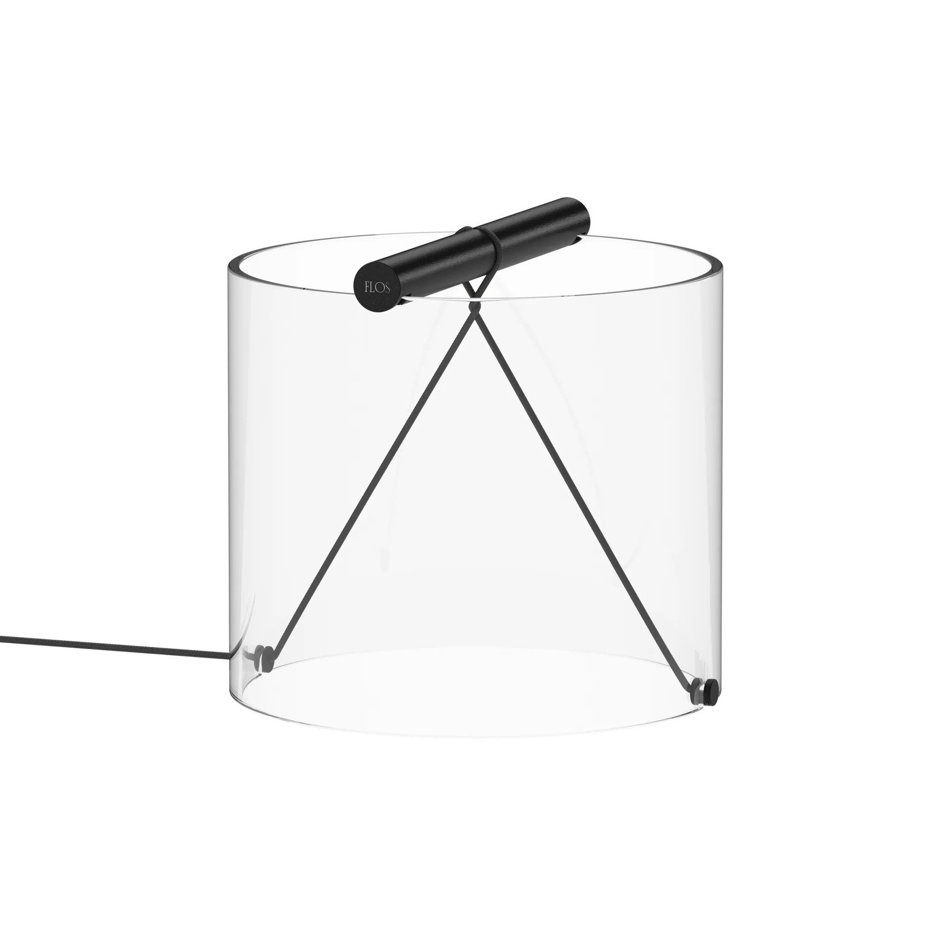To-Tie T1 table lamp, Matte black Flos