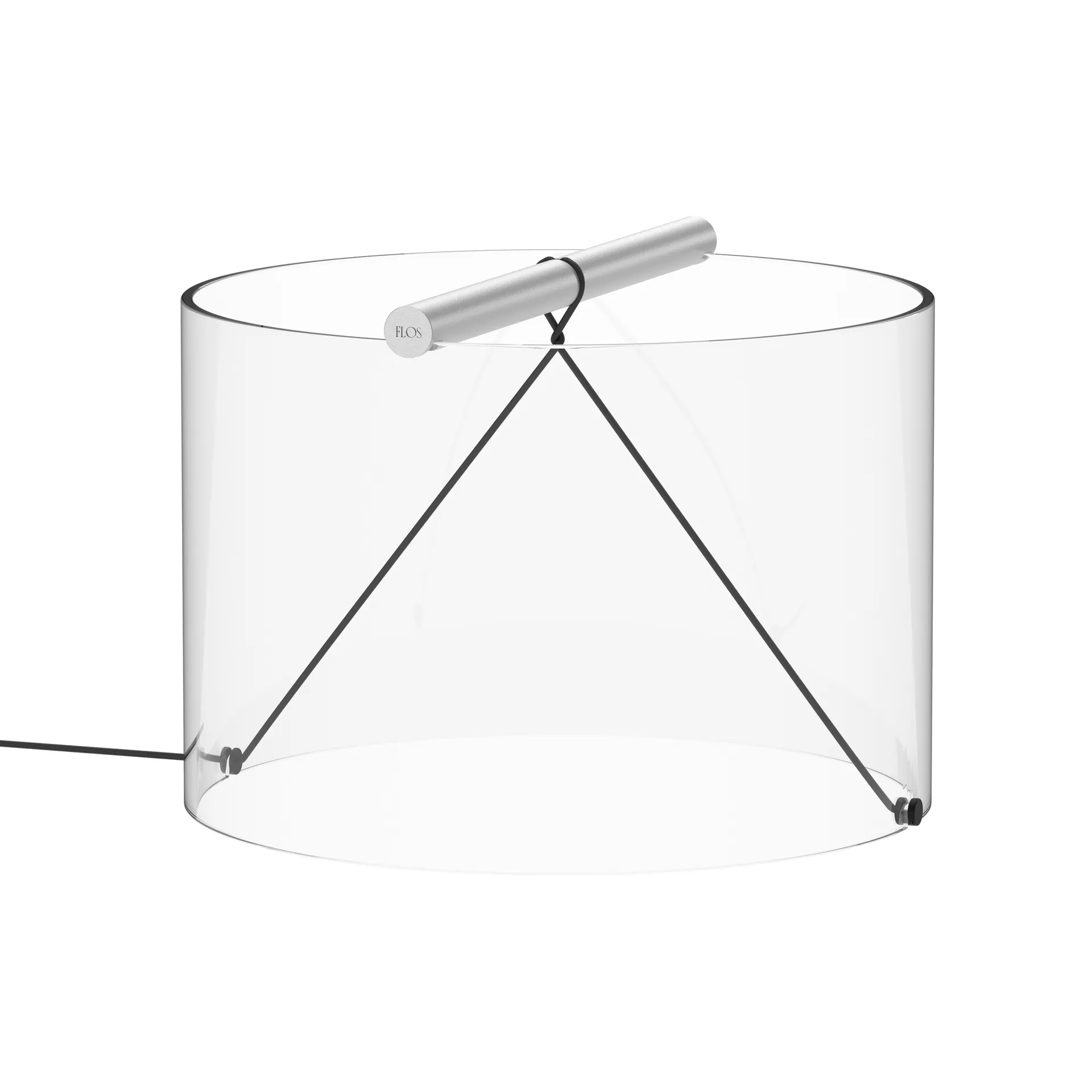 To-Tie T3 table lamp, Anodized aluminium Flos