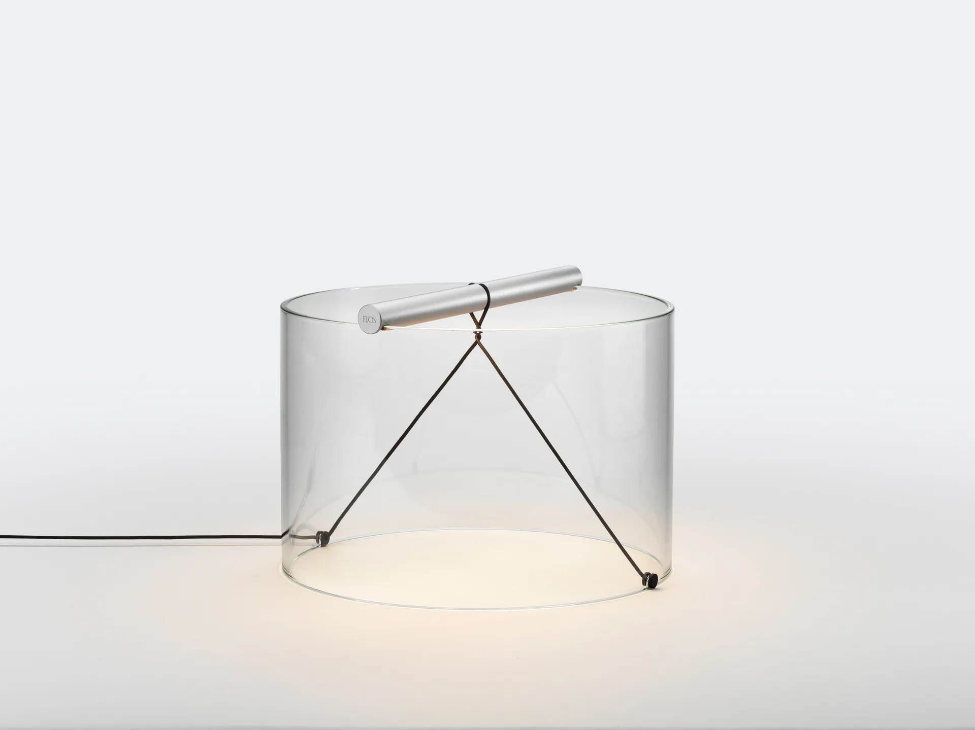 To-Tie T3 table lamp, Anodized aluminium Flos
