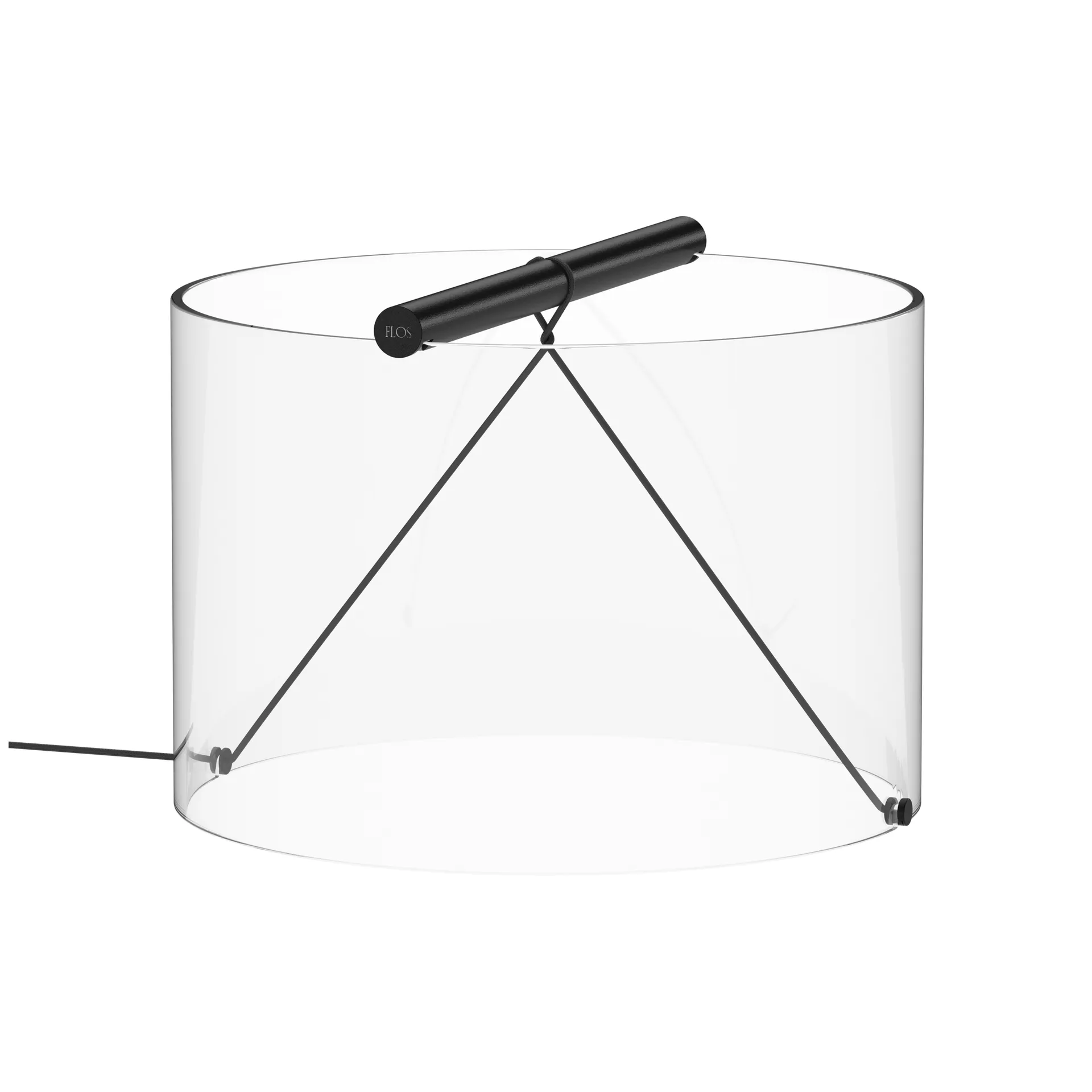 To-Tie T3 table lamp, Matte black Flos