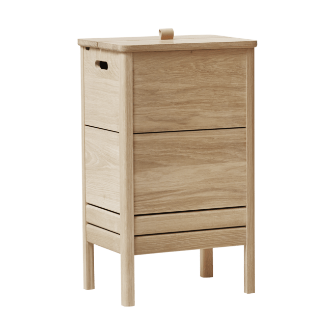 A Line laundry basket - White oak - Form & Refine