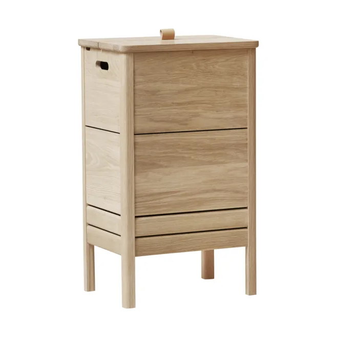 Form & Refine A Line laundry basket White oak | Scandinavian Design | Laundry baskets | Beige