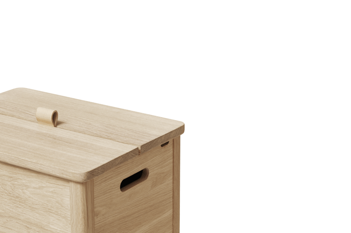 A Line laundry basket, White oak Form & Refine
