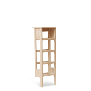 A Line shoe shelf 35x100 cm - White oak - Form & Refine