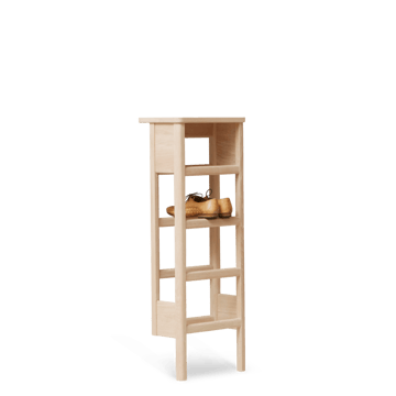 A Line shoe shelf 35x100 cm - White oak - Form & Refine