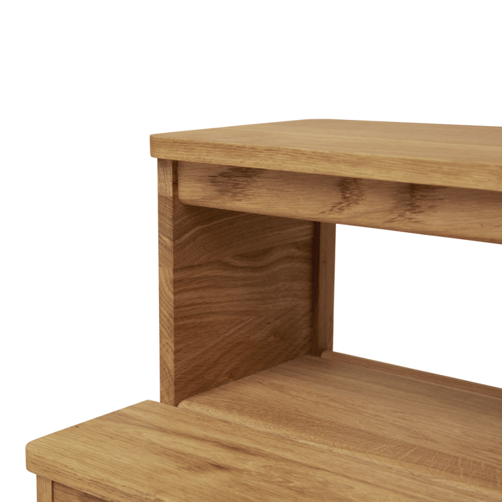 A line step stool, Oak Form & Refine