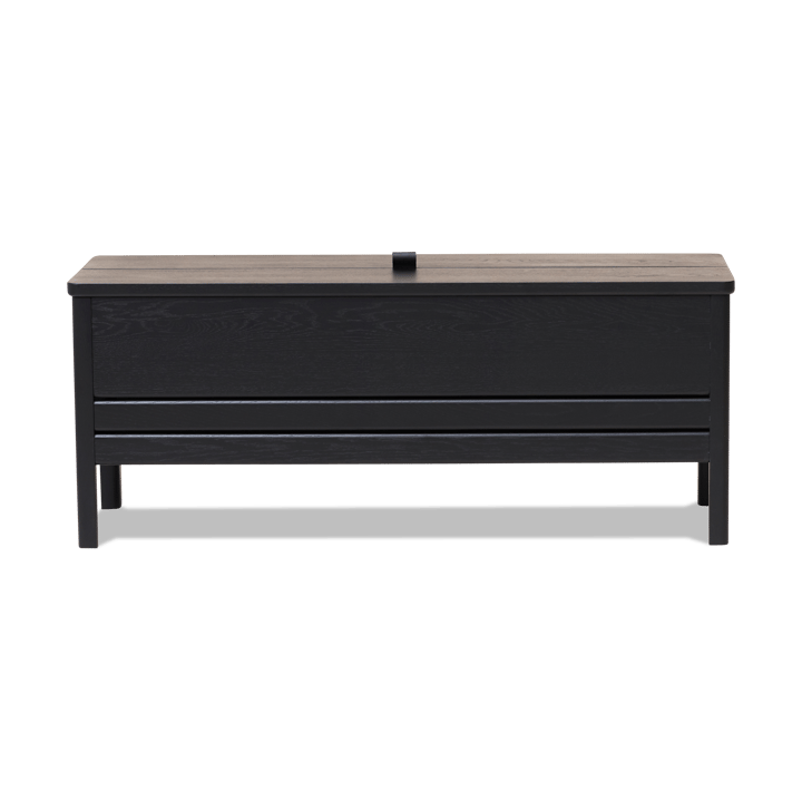 A Line storage bench 111 cm - Black - Form & Refine