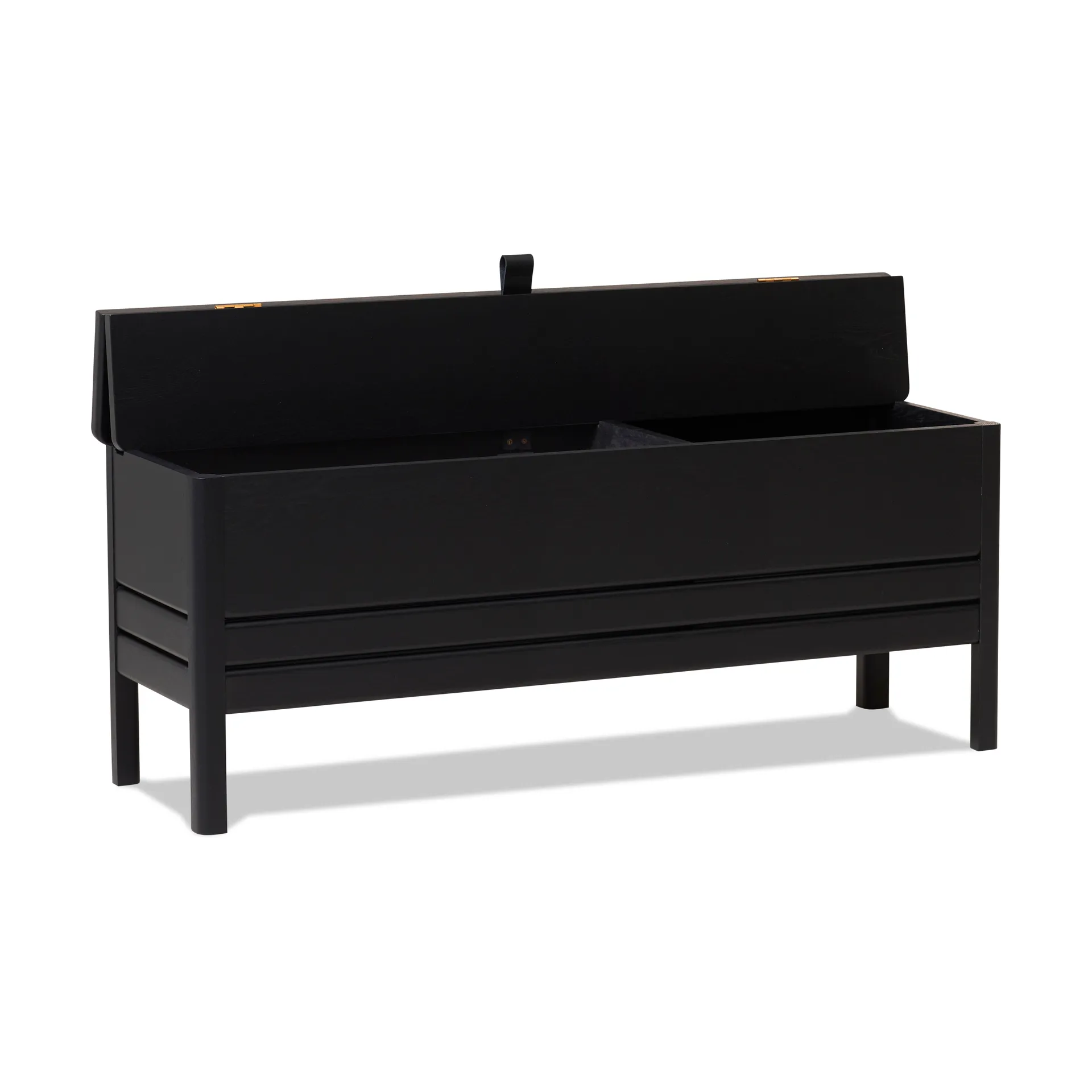 A Line storage bench 111 cm, Black Form & Refine