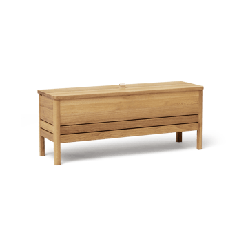 A Line storage bench 111 cm - Oak - Form & Refine