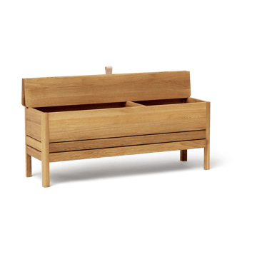 A Line storage bench 111 cm - Oak - Form & Refine