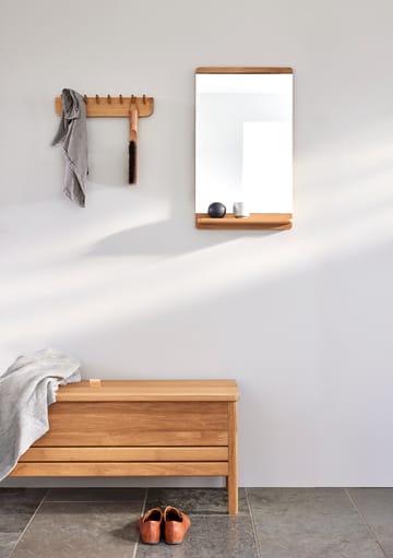 A Line storage bench 111 cm - Oak - Form & Refine