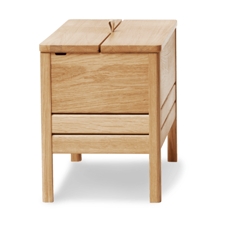 A Line storage bench 68 cm, Oak Form & Refine