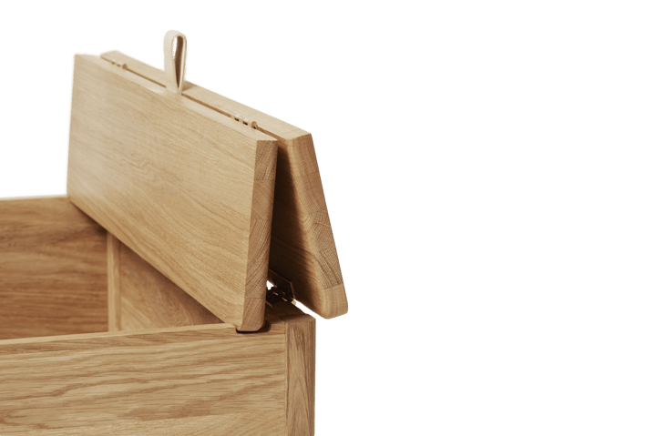 A Line storage bench 68 cm, Oak Form & Refine