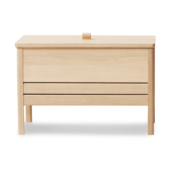 A Line storage bench 68 cm - Oiled oak - Form & Refine