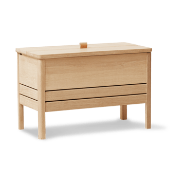 A Line storage bench 68 cm - Oiled oak - Form & Refine