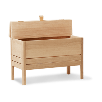 A Line storage bench 68 cm - Oiled oak - Form & Refine