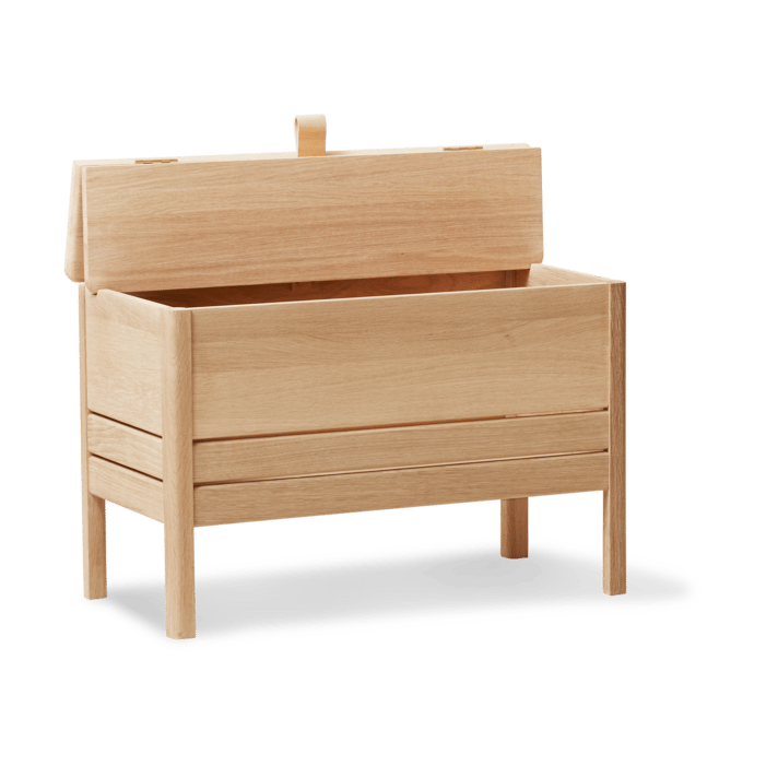 A Line storage bench 68 cm, Oiled oak Form & Refine