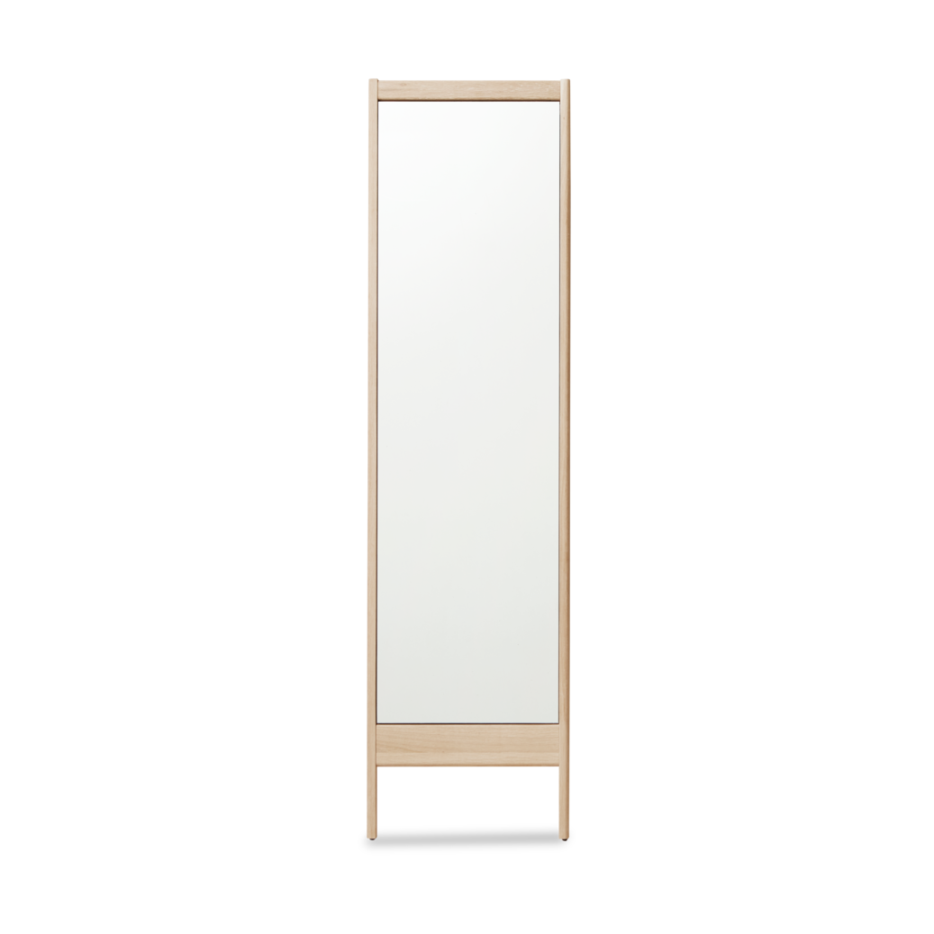 Form & Refine A Line wall mirror White oak | Scandinavian Design | Wall mirrors | White